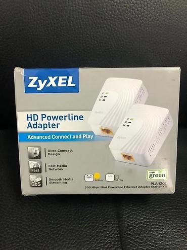 Modemi, ruteri i mrežni uređaji: ZyXEL HD Powerline Adapter – Starter Kit (PLA4201) - Mini Powerline — 1