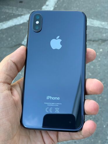 iphone xs xirdalan: IPhone Xs, 64 GB, Midnight, Zəmanət, Face ID, Sənədlərlə