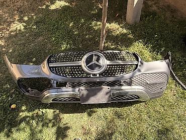 gle cope: Передний и задний бамперы Mercedes-Benz GLE (W167) с решёткой — 1