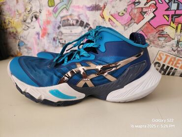 красовки asics: Мужские кроссовки, 41, Asics, Б/у, цвет - Синий, Самовывоз, Бесплатная доставка