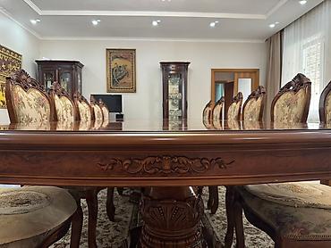 Кухонные столы и стулья: Кухонный стол и стул, Б/у, Самовывоз, Платная доставка, цвет - Коричневый — 3