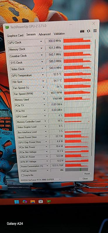 Videokartlar: Videokart MSI GeForce RTX 2060 Super, 8 GB, İşlənmiş — 7