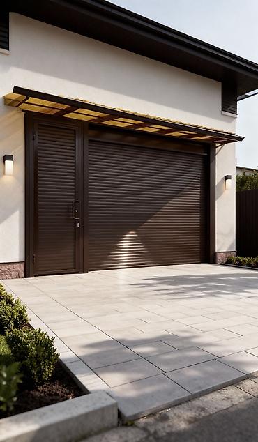 Рольставни ворота: Алюминиевые, Автоматические, DoorHan, Для гаража, Для частного дома, Для контейнера, Бронированные, Оптом, Новый, Бесплатная установка — 8