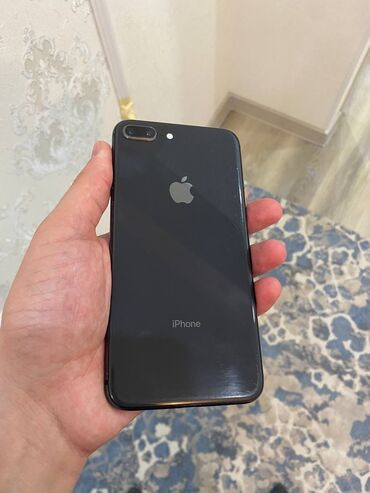 iphone 6 plus цена в бишкеке: IPhone 8 Plus, Б/у, 64 ГБ, Space Gray, Чехол, Кабель, 75 %