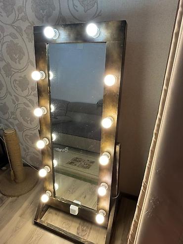 Зеркала: Напольное гримерное зеркало с подсветкой - Формат: полноразмерное — 4