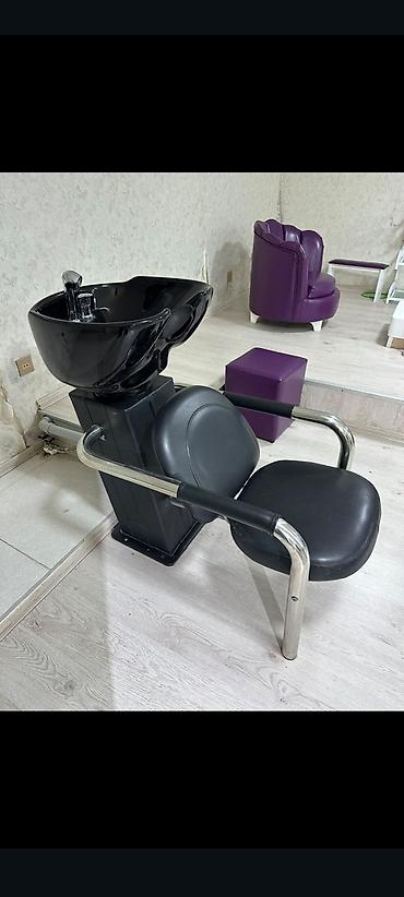 bagca mebel: AYNUR 2 💃 Saç moykası - Qara keramika kasalı, salon tipli moyka - — 1
