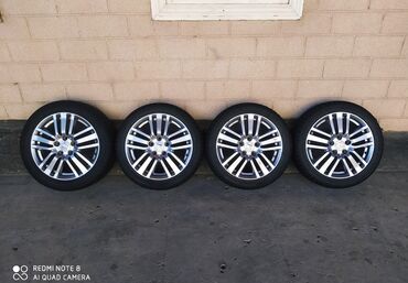 шина карабалта: Дөңгөлөктөр монтажда 225 / 45 / R 17, Кыш, Колдонулган, Комплект, Жеңил унаалар, Куйма, тешиктери - 5