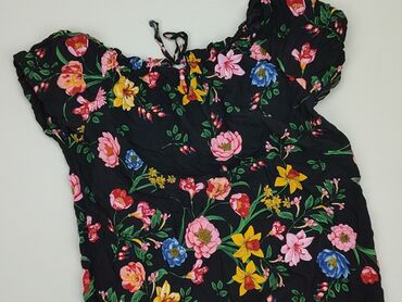 bluzki czarne z bufiastymi rękawami: Blouse, 2XL (EU 44), condition - Perfect