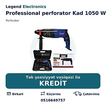 kreditle drel: Elan başlığı: Professional perforator Kad 1050 W Elan mətni: Legend — 1