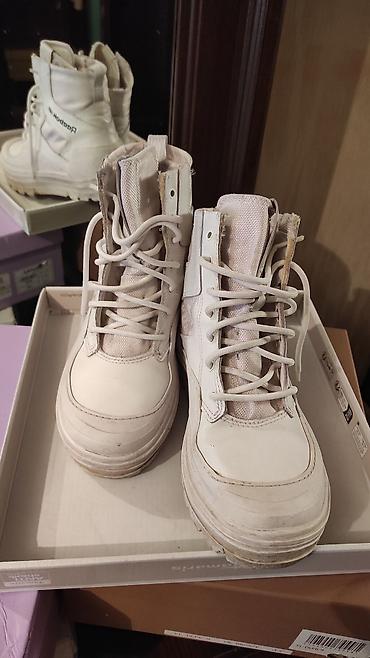 Botinka və botilyonlar: Məhsul 1: Reebok ağ rəngli yüksək boğaz idman botları - Brend: Reebok — 2