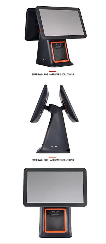 Торговое оборудование: POS-моноблок CY-95 с двумя экранами + встроенный принтер чеков 80 мм — 6