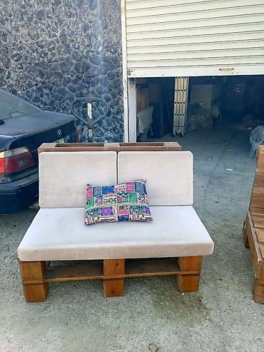 Bağ divan və kreslo dəstləri: Yeni, Taxta — 3