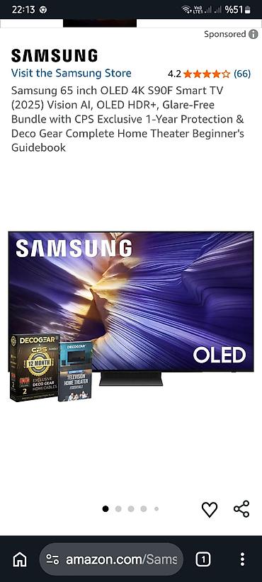 05 samsung: Samsung UE55AU7100UXCE – 55" (140 sm) 4K UHD Smart TV - Ekran: 55" — 4
