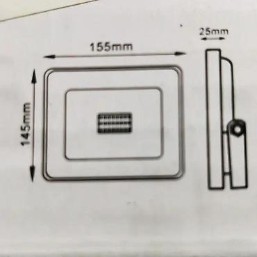 Rasveta: Led reflektor 30w IP65 220V 6500K. Led reflektor u aluminijumskom — 2