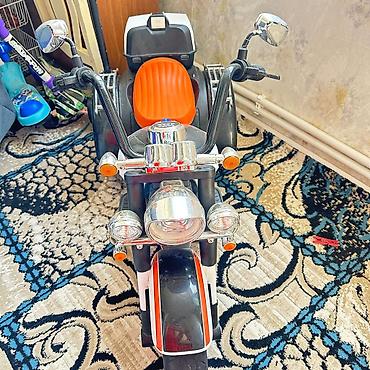 мотоцикл для детей: Uşaq üçün akkumulyatorlu üçtəkərli motosiklet - Dizayn: Chopper — 2