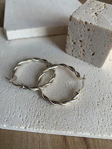 Серебряные серьги: Серебряные серьги, Проба 925, Женские, Новый — 13