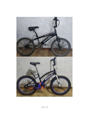 велик вмх: Продаю велосипед ВМХ унисекс, синий велик новый, на возраст 6-13л