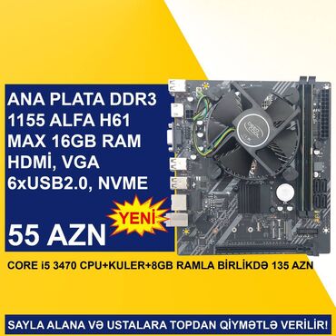 Ana platalar: Ana Platası Kompüter üçün Ana Platalar -da lalafo.az — 4 Ana platalar: Ana Platası Kompüter üçün Ana Platalar — 4