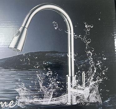 Mətbəx kranları: Mətbəx üçün çəkilə bilən başlıqlı qarışdırıcı kran - Material — 2
