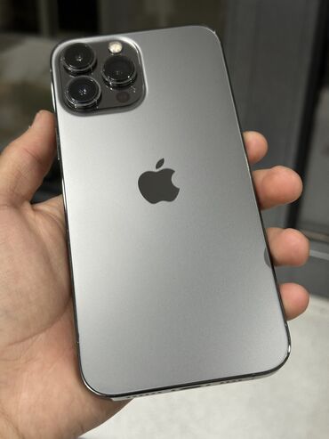 Apple iPhone: IPhone 13 Pro Max, Б/у, 512 ГБ, Jet Black, Защитное стекло, Чехол, Стилус, 87 %