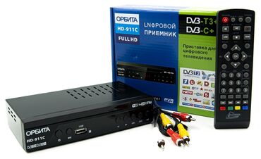 dvd mpeg4: DVB-T2 ТВ приставка Орбита HD-911C Цифровой эфирный DVB-T2 ресивер с