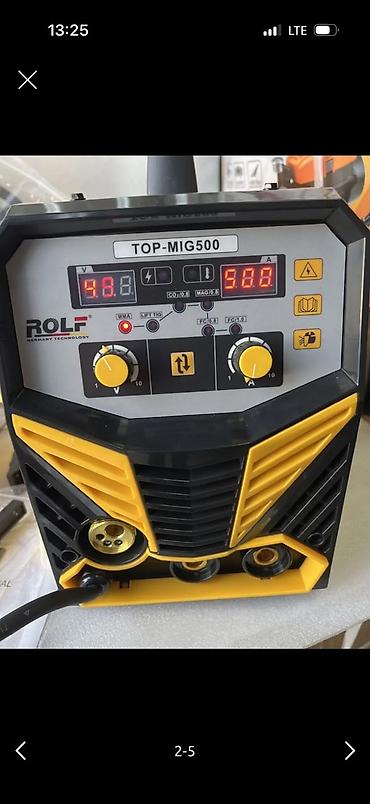 Инструменты: Полуавтоматический сварочный аппарат ROLF TOP-MIG500 Описание: - — 4