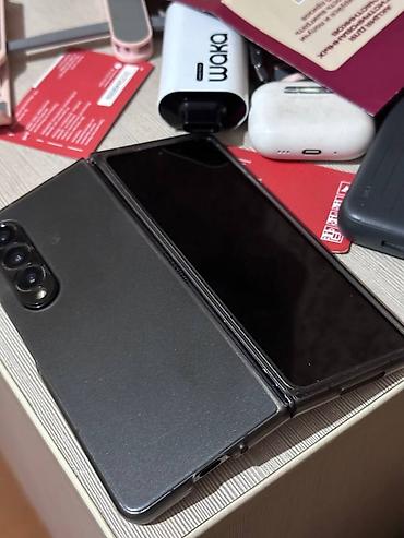 fold: Samsung Galaxy Z Fold 3, Б/у, 256 ГБ, цвет - Черный, 2 SIM — 2