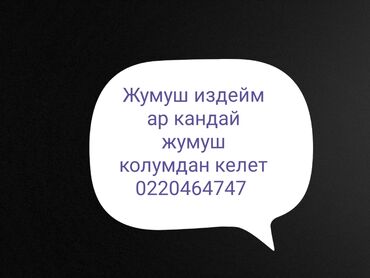 работа в аламедин 1: Другие специальности