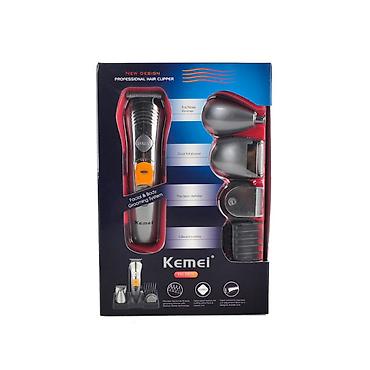 sac maşınları: Kemei 580A - Trimmer dəsti 7in1 Yüksək zaryadka saxlama qabiliyyəti — 7