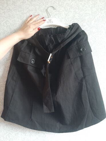 женские юбки с запахом: S (EU 36), цвет - Черный