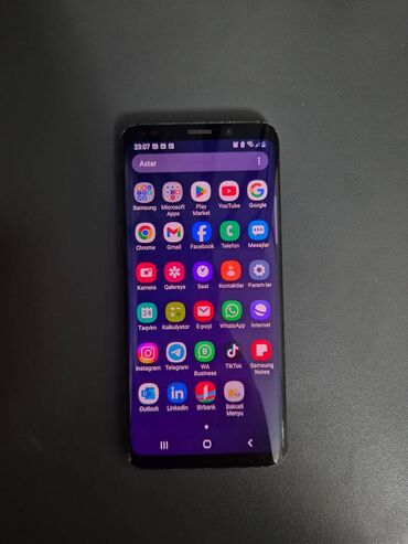 Samsung: Samsung Galaxy S9, rəng - Qara, Sensor, Barmaq izi, İki sim kartlı