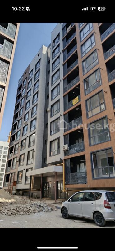 1 комнатная квартира бишкек снять долгосрочно: 1 комната, 54 м², 108 серия, 6 этаж, ПСО (под самоотделку)