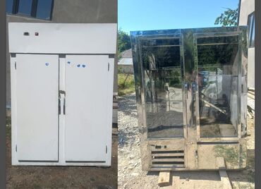 Soyuducu kameralar: Et vitrinleri satılır boz 1400 azn. Ag 800 azn satılır. Her ikisi