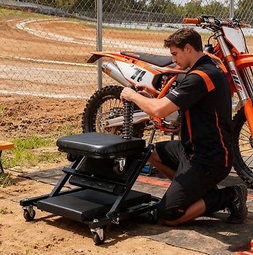 Alati za automobile: Pretvarač/ležaljka za automehaničare na točkićima 2‑u‑1 - — 6