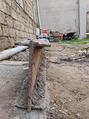 Qalın dəmir uzun 5 metr hündürlüyü 23 sm adres kənd Əhmədli türmə yanı