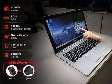 android monitor satilir: Sensorlu güclü və çox sürətli Asus ultrabuk təqdim edirik 💻Əla — 1