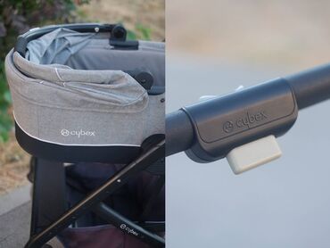 Kolica za bebe: Cybex Balios S 2u1 siva/grey kolica - kolevka+sportsko Crni ram + — 3