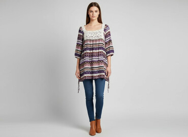 elegancka tunika plus size: George, Туніка жіноча, розмір S