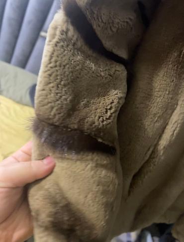 белый шарф: Шуба, Короткая модель, С капюшоном, XL, 2XL — 3