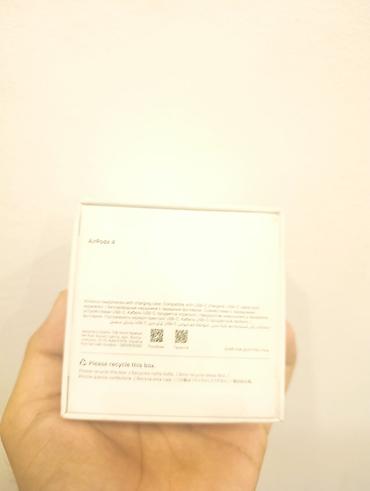 airpods qulaqcıq: Yeni Simsiz (Bluetooth) Qulaqcıqlar, Apple, rəng - Ağ — 4