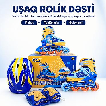 №: 16293 Məhsulun adı: Roliklər, 10 yaşdan, Göy Kateqoriya: Uşaq
