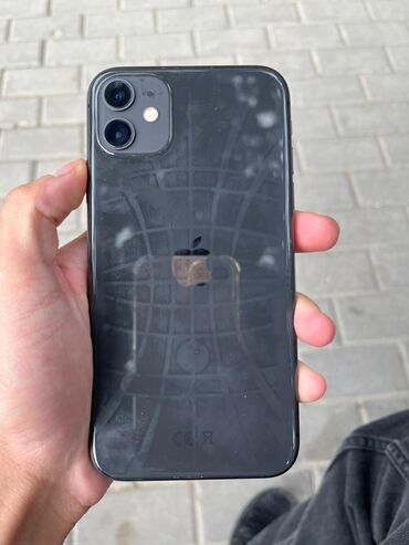 ayfon 6 qiymeti islenmis: IPhone 11, 64 GB, Qara, Face ID, Sənədlərlə