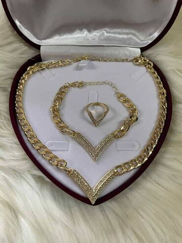 guess prsten: Set: Bracelet, Necklace, Ring, Material: Stainless steel