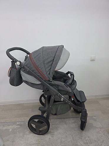 коляски babyton: Коляска, цвет - Серебристый, Б/у, Самовывоз, Платная доставка — 2