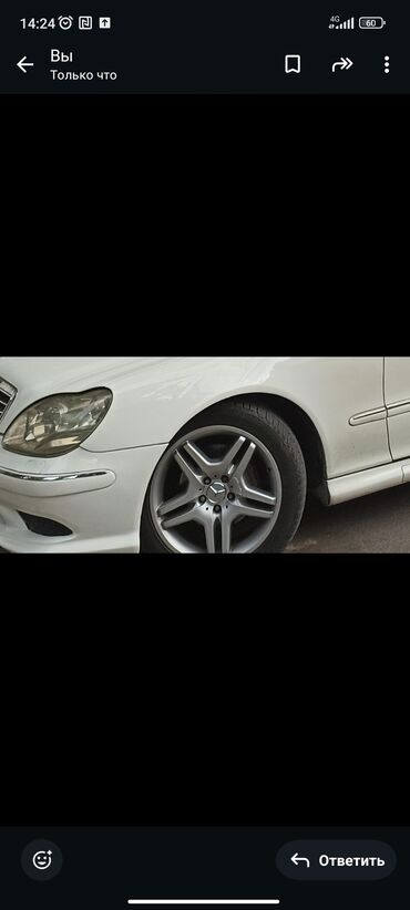 тормозные диски е34: Литые Диски R 18 AMG, Комплект, отверстий - 5, Б/у