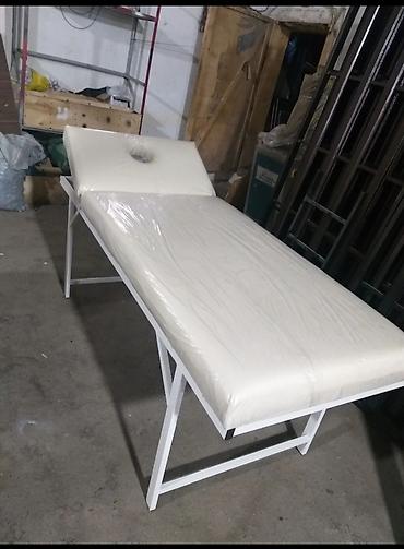 Salon, tibbi mebel: Yeni, Masaj kuşetkası, Qatlanmayan, rəng - Ağ — 3