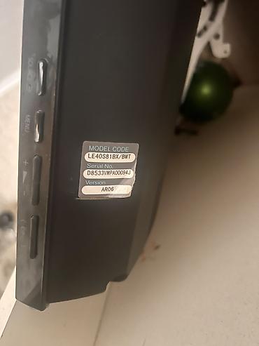zero 40: Samsung televizor. Model: **LE40S81BX/BWT** Versiya: **AR06** Qara — 2