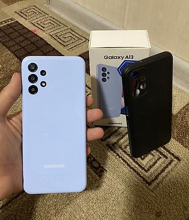 nokia 1600: Samsung Galaxy A13, Б/у, 64 ГБ, цвет - Голубой, 2 SIM — 1