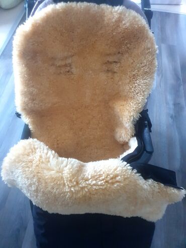 Kolica za bebe: Topla zimska navlaka/``footmuff’’ za kolica sa postavom od prirodne — 2