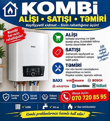 ariston ehtiyat hisseleri: Kombi alışı, satışı və təmiri – keyfiyyətli xidmət, rahatlığınız üçün! — 1